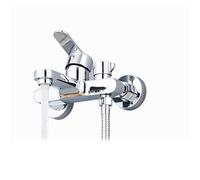 Sumeber Rubinetto per vasca da bagno, montaggio a parete, monouso, in ottone, cromato