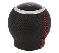 POMELLO CAMBIO AUTO UNIVERSALE INNESTO A SIRINGA CON ADESIVI MARCE NERO E ROSSO