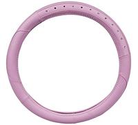 SUMEX- Copri-Volante in Pelle, Colore: Rosa, con Diamanti Argento