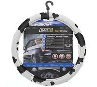 SUMEX cow2021 Cow Style Coprivolante Universale in Velluto muccato Nero/Bianco Diametro 37-39 cm