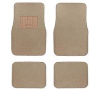 SUMEX PLUSH03 - Tappeto Universale per Auto, in Moquette, Colore: Beige, Antiscivolo e battitacco Rinforzato