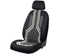SUMEX Schienale con palline in legno Baobab colore nero e bianco, misura 127 cm x 38 cm
