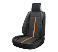 SUMEX Schienale per seggiolino auto modello Potenza colore nero e arancione custodia sportiva universale impermeabile in pelle sintetica