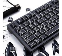 Sumgsn 151 tasti retrò keycaps PBT Dye Sub Cherry Profile Black Manga Keycaps Set compatibile con 60% 65% 75% 95% tastiera meccanica Cherry Mx Switch