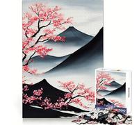 SumiE Puzzle Paesaggio per Ragazzi 1000 Pezzi Gioco Logico Divertimento in Casa Bordo Preciso Pezzo da Collezione Artistica 50x75cm