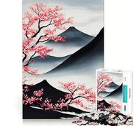 SumiE Puzzle Paesaggio per Ragazzi 1000 Pezzi Gioco Logico Divertimento in Casa Bordo Preciso Pezzo da Collezione Artistica 50x75cm