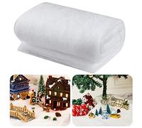Sumind Coperta di Neve di Natale Coperta di Neve Finta Arrotolata per Interni Coperte di Neve Artificiali per Natale Decorazioni per Villaggio e Parete(1 Pezzo,4,9 x 6,6 Feet)