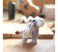 SUMKTO Carino Asino Morbido farcito in Peluche Compleanno dei Bambini, Portachiavi per la casa.