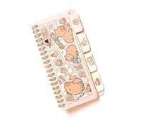 SUMKTO Kawaii cancelleria Accessori per Ufficio Forniture per la Scuola Mini taccuino Portatile Piccolo Blocco Note per Gli Studenti Note quotidiane Diario di Capibara