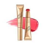 Summaryas Bacchetta per contouring e blush, applicatore liquido impermeabile 2 in 1 e pennello per donne e ragazze (Blush #03)