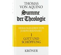 Summe der Theologie I. Gott und Schöpfung: 105
