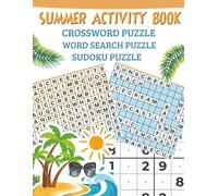Summer Activity Book for Adults: 100+ Puzzles Including Word Search, Sudoku, and Crosswords | Large Print Summer Brain Games for Seniors and Adults to Relax and Unwind