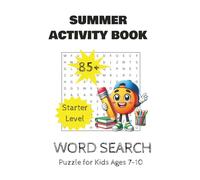 Summer Activity Book: Word Search Puzzle for Kids Ages 7-10