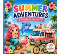 Summer Adventures -A Kawaii Beach Coloring Book