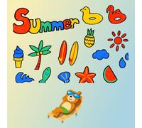 Summer Adventures Coloring Book for Kids: Fun Vacation-Themed Coloring Pages with Beaches, Ice Cream, Camping & Outdoor Fun for Ages 4-8