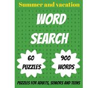 Summer and vacation word search: Word searches with large print about summer and vacation, beaches, fishing and more | 8.5*11 inches, 120 pages | 60 ... gift for vacations, holidays and free times.