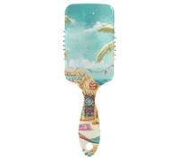 Summer Beach Semplice carino cuoio capelluto massaggiatore capelli cuoio capelluto massaggio per tutti i tipi di capelli con manico ergonomico cepillo para cabello rizado
