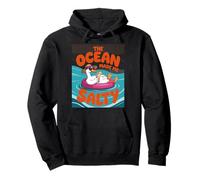 Summer Beach Vacay Summertime The Ocean mi ha fatto design Felpa con Cappuccio