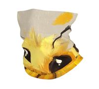 Summer Bee Happy 10 Passamontagna Traspirante Ghetta da Collo Protezione UV Sciarpa al Collo per Estivo Sports Adulto 25X50Cm