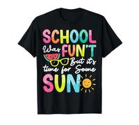 Summer Break Funny Student Teacher Humor School Vacation Fun Maglietta