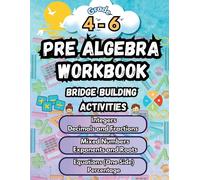 Summer Bridge B Summer Math Pre Algebra Workbook Grade 4-6 Bridge Bu (Tascabile)