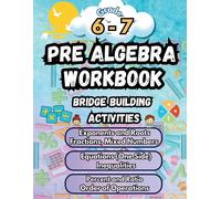 Summer Bridge B Summer Math Pre Algebra Workbook Grade 6-7 Bridge Bu (Tascabile)