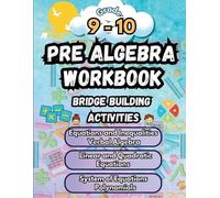 Summer Bridge B Summer Math Pre Algebra Workbook Grade 9-10 Bridge B (Tascabile)