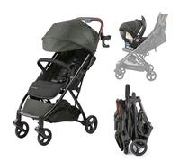 Summer by Ingenuity 3Dquickclose CS+ Passeggino pieghevole compatto leggero con tettuccio oversize, contenitore extra large e pieghevole compatto