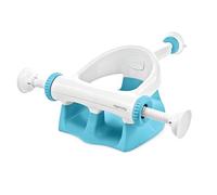 Summer by Ingenuity, My Bath Seat per il bagnetto del bambino da seduti, ventose sicure e protettive, schienale per una seduta assistita, facile da montare e da riporre, Aqua