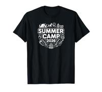 Summer Camp 2026 Outdoor Explorer Camping Adventure Maglietta