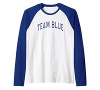 Summer Camp Let's Go Team Blue Competition Event Gioco di Guerra Maglia con Maniche Raglan
