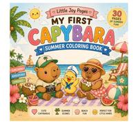 Summer Capybara Coloring Book