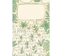Summer Cats Notebook: Tropical-Themed Kawaii Cat Journal - 6x9 in, 120 Lined Pages