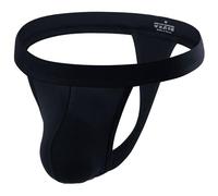 Summer Code String Perizoma Uomo Tanga Slip Intimo Mutande Traspirante Vita Bassa Thong G-String Maschile, Nero, L