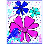 Summer Collection Composition notebook 7.5 by 9.25 with 120 lined pages.