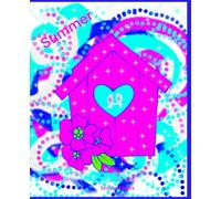 Summer Collection Composition notebook 7.5 by 9.25 with 120 lined pages.