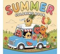 Summer Coloring Book Bold and Easy: Fun Summer Vacation Designs for Kids Teens and Adults. 40+ Single-Sided Bold Designs with Beach, Tropical & Travel ... Test Page . Great for Markers and Crayons