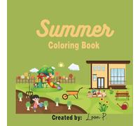 Summer coloring book: Fun Summer Scenes to Color for Kids