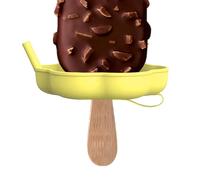 Summer Cone Stand - Ice Cream Holder For Kids | Silicone With Drip Catcher Sleeves, Portable Design Function, Yogurt Dessert Treats, Homemade Freezer Travel Outdoor
