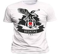 Summer Cool Tee Shirt T-Shirt Besiktas Istanbul Turkiye Cotton T-Shirt White L