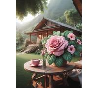 Summer Cottage 2000 Piece Jigsaw Puzzles for Adults, Colourful, Challenging & Brainteasing Adult puzzles 2000 Pieces Garden, Fun jigsaws for The Whole Family 40x28 inch