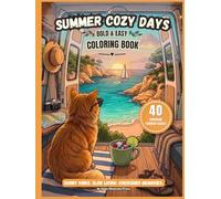 Summer Cozy Days: Bold & Easy Coloring Book