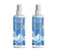 Summer Essentials, spray rinfrescante istantaneo per corpo, spray rinfrescante e idratante, spray portatile per il corpo, riduzione istantanea della temperatura della pelle, per corpo e viso (1)