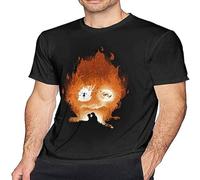 Summer Fashion Leisure ANI Howl's Moving Castle Midnight Burn Short Sleeve Top T-Shirt