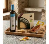 Summer flavor box: Bottarga Spanu, extra virgin olive oil and Pane Guttiau | INKE