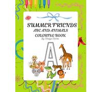 Summer friends: ABC and animals coloring book