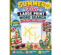 SUMMER FUN | LARGE PRINT WORD SEARCH PUZZLES: LARGE PRINT WORD SEARCH PUZZLES WITH EASY TO READ PRINT ABOUT SUMMER ACTIVITIES, VACATION, WILDLIFE ... FOR VACATION, RELAXATION OF FUN