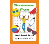 Summer Fun Word Search Puzzle book: Word Searches with Easy-to-Read Print about Summer, Summer Vacations and More |6x9 inches, 110 pages| 50+ puzzles, over 400 words. Easy puzzles great for relaxing