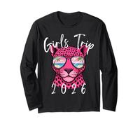 Summer Girls Trip 2026 - Occhiali da Sole leopardati Rosa Maglia a Manica