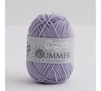 SUMMER gomitolo per bikini mare - 50gr -160 metri - 100% poliammide - filato elasticizzato perfetto per realizzare il tuo costume da bagno handmade (010 glicine)